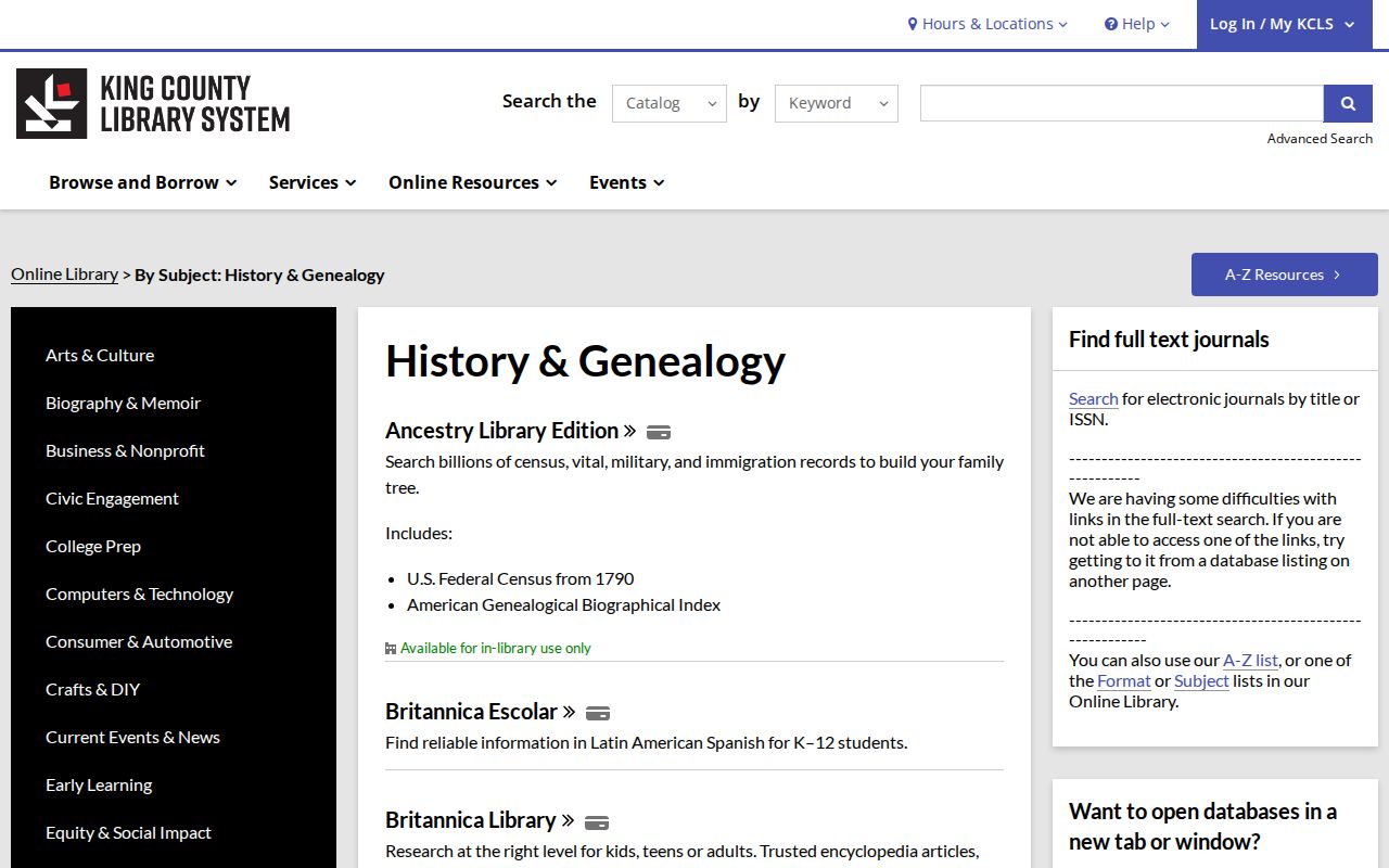 Des Moines city directory resources at KCLS